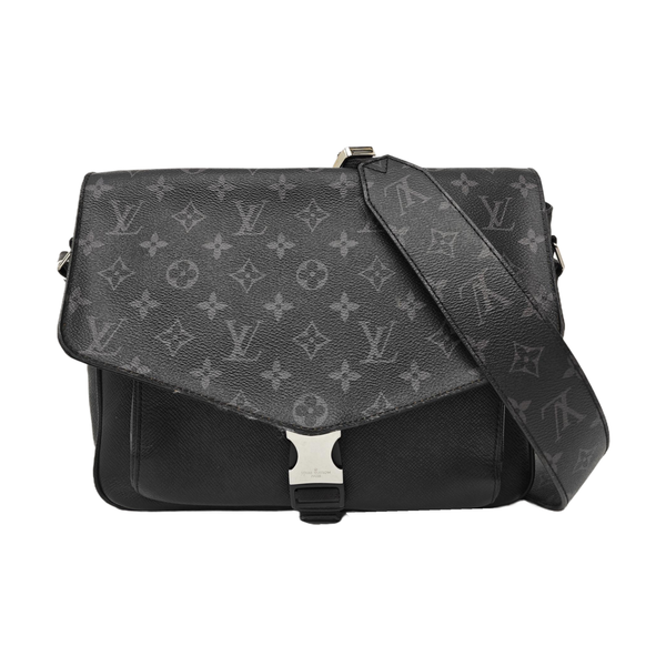 TAIGARAMA Monogram Coated Canvas Black