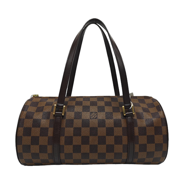 PAPILLON 30 Damier Ebene Coated Canvas Brown