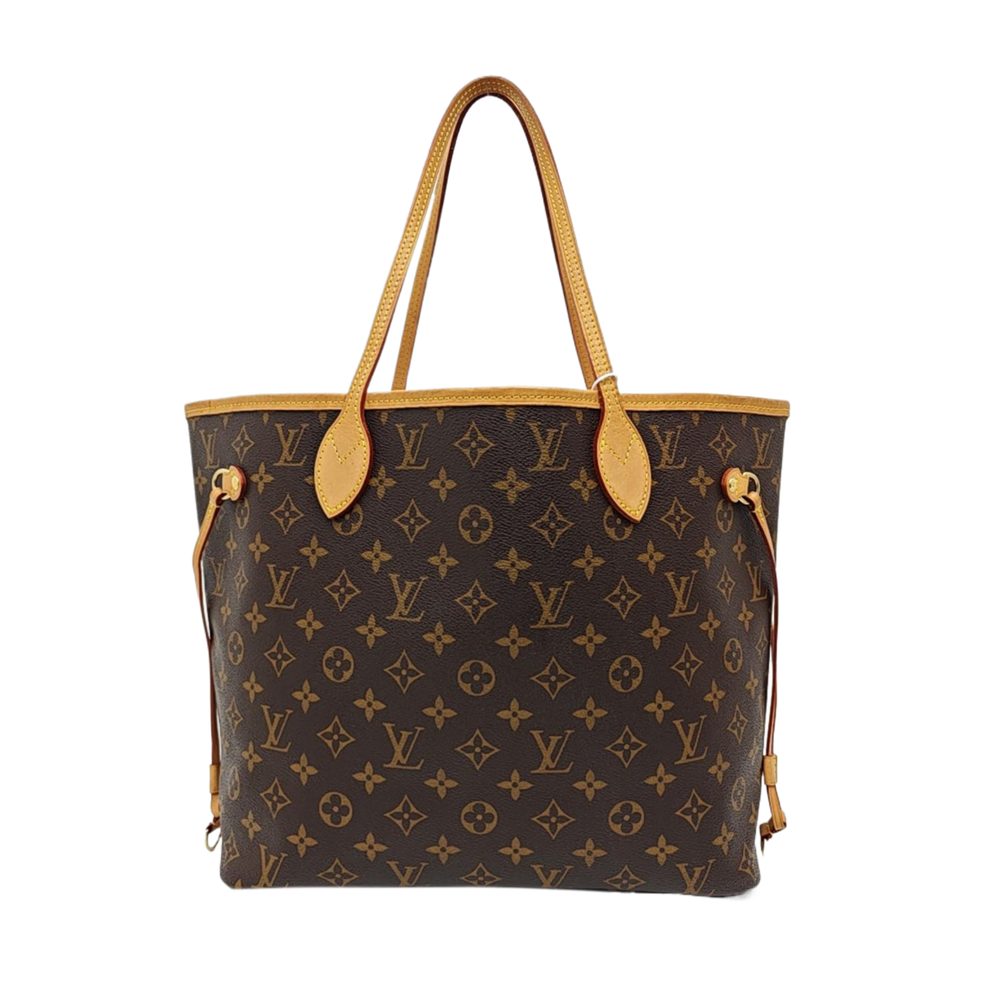 NEVERFULL MM Monogram Coated Canvas Brown