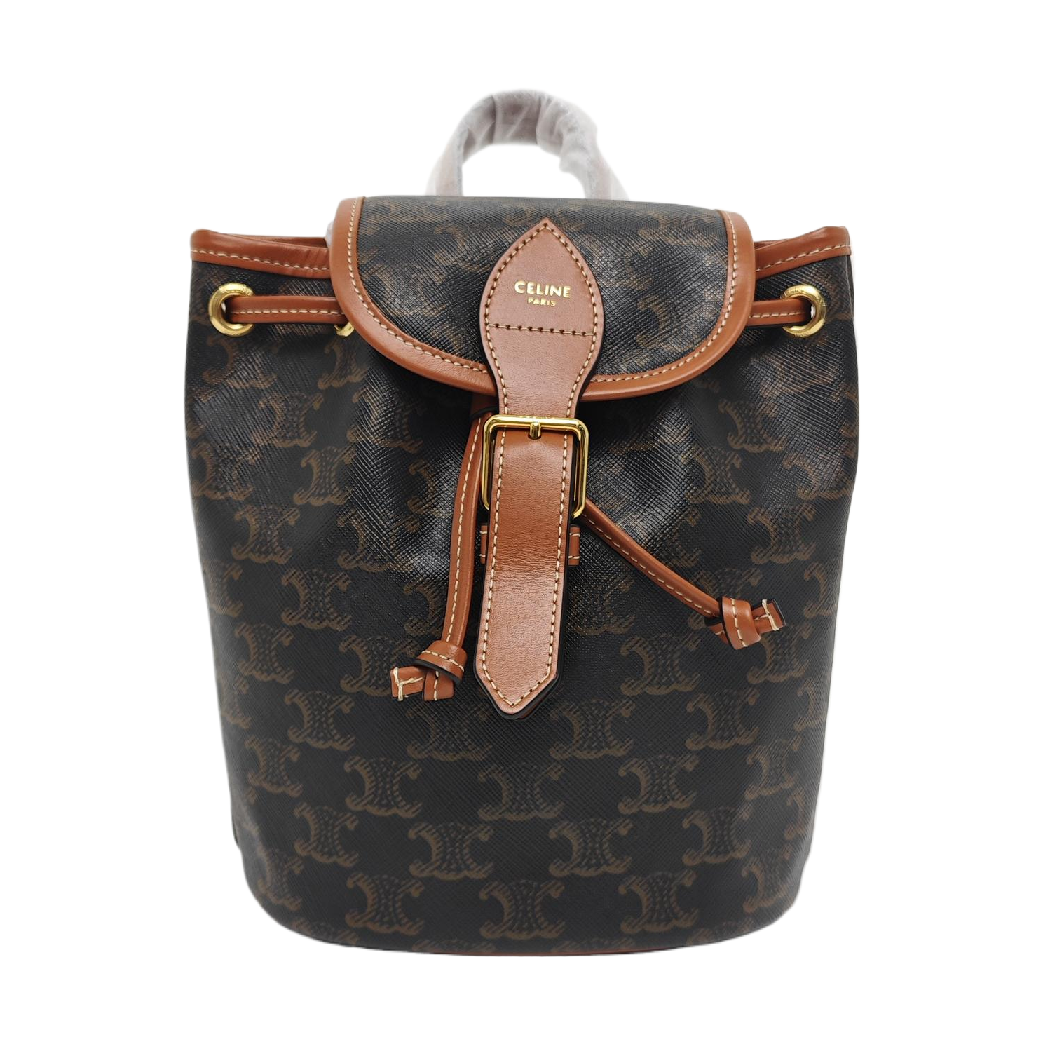 TRIOMPHE Mini Coated Canvas Brown