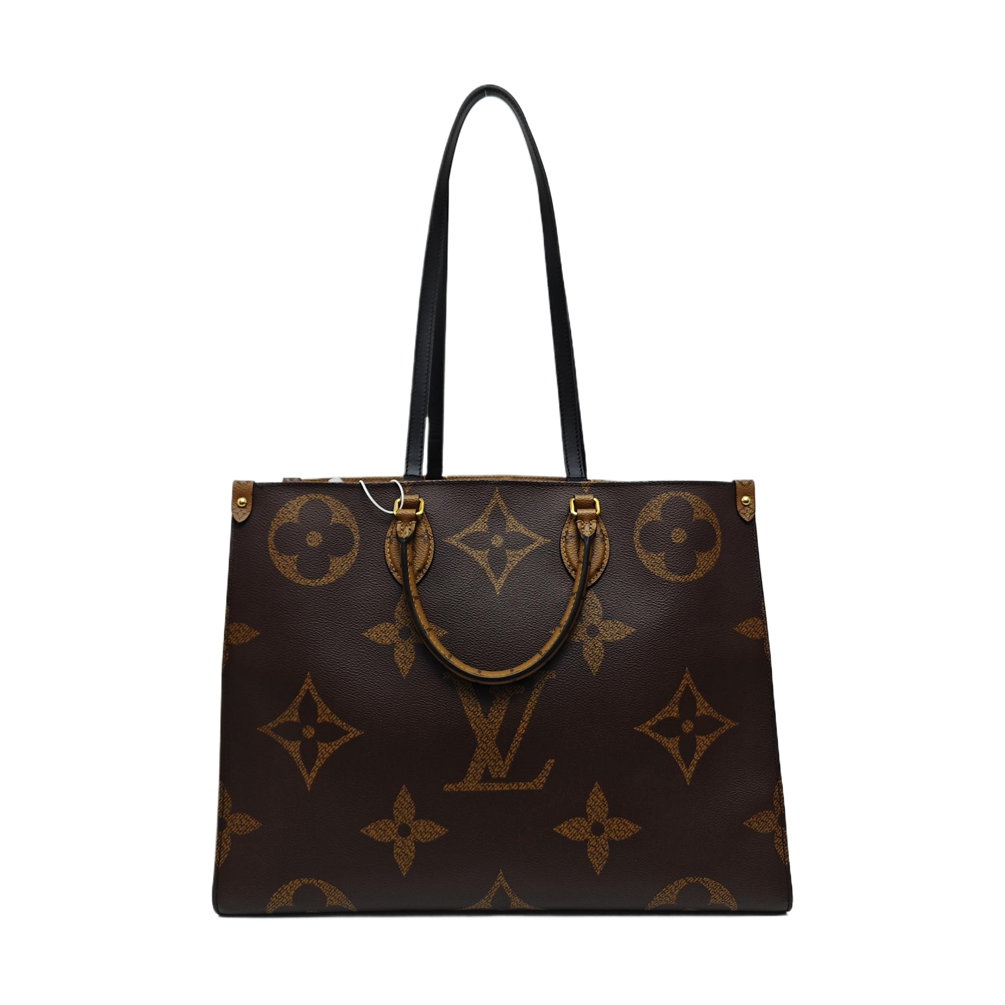 ONTHEGO GM Monogram Coated Canvas Brown