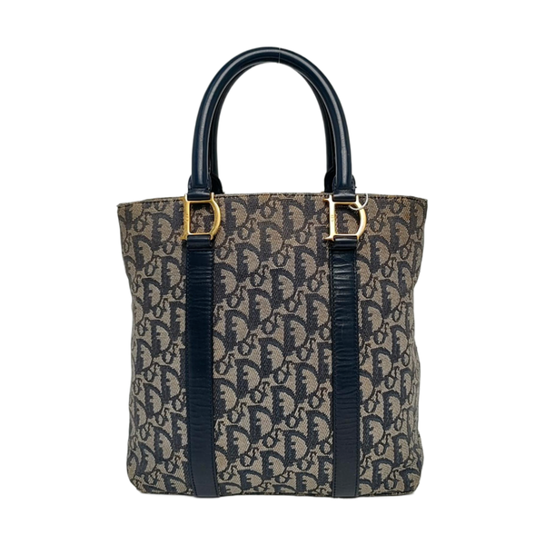 Vintage Tote Oblique Fabric Blue