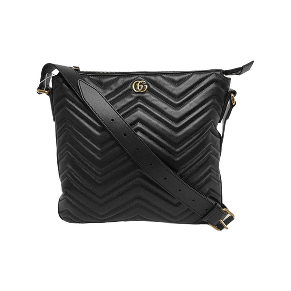 Authenticated pre-owned  GG Marmont Quilted Calfskin Black - Tote Bag at Looply