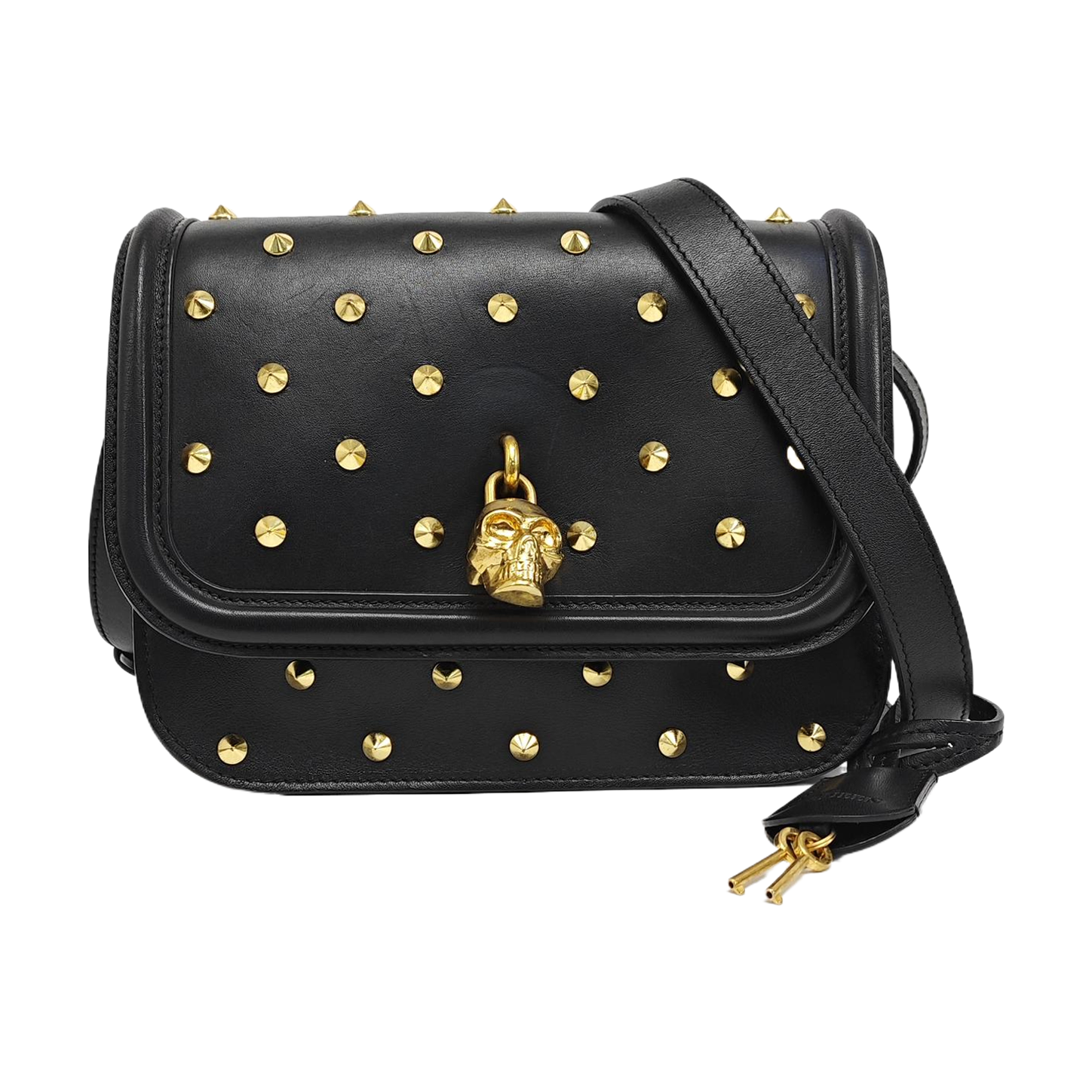 Calfskin Shoulder Bag Black
