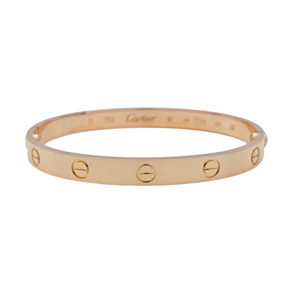 LOVE 18k Rose Gold Bangle