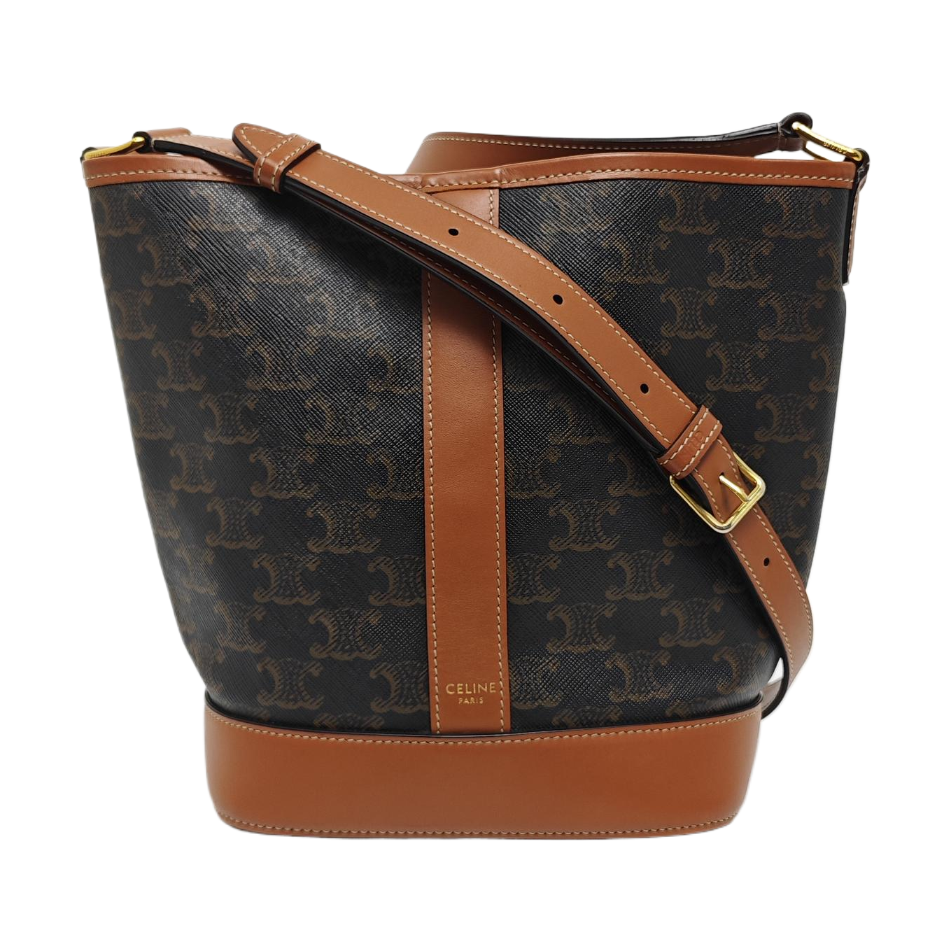 TRIOMPHE CANVAS Small Coated Canvas Brown