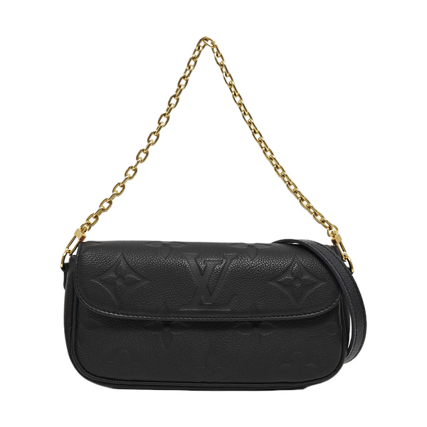 IVY Monogram Calfskin Black