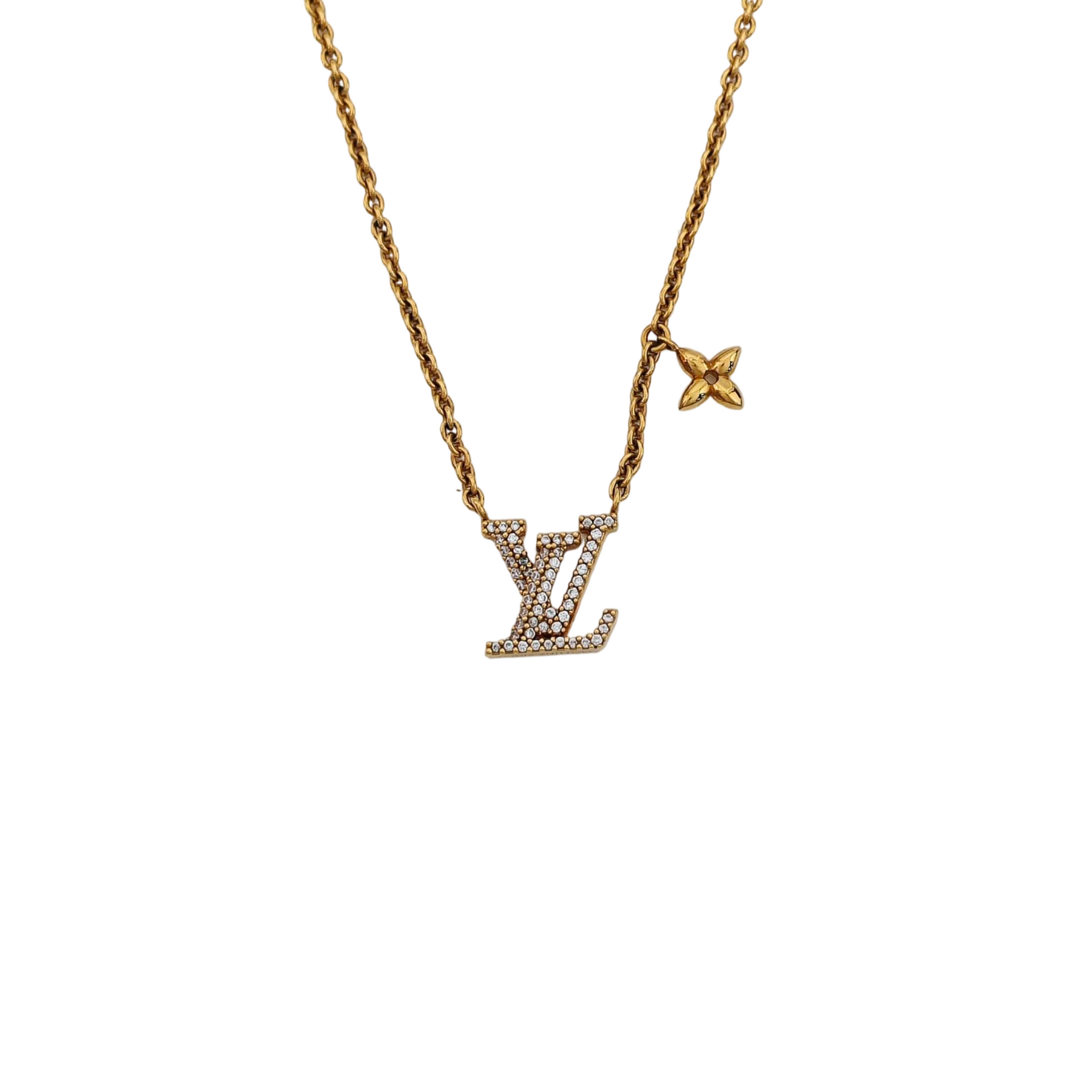 LV ICONIC Metal Gold Necklace