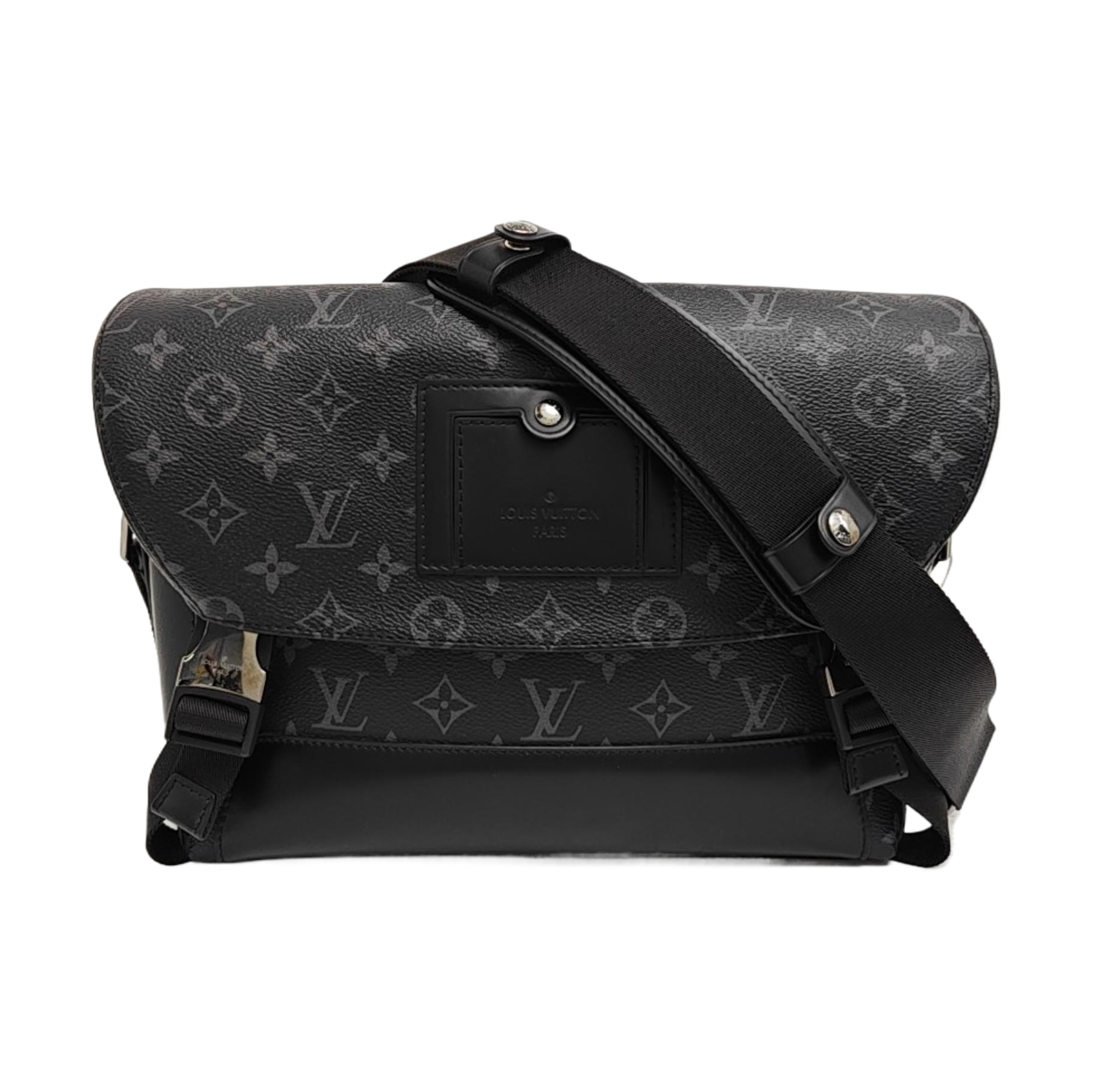 VOYAGER PM Monogram Coated Canvas Black
