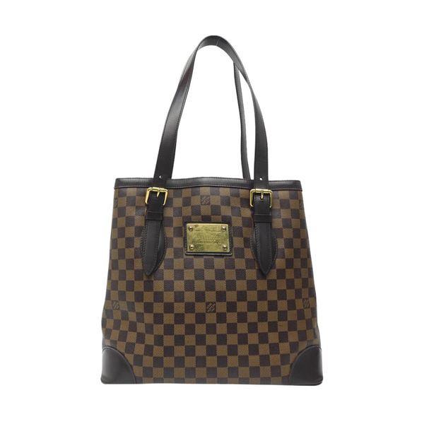 HAMPSTEAD GM Damier Ebene Coated Canvas Brown