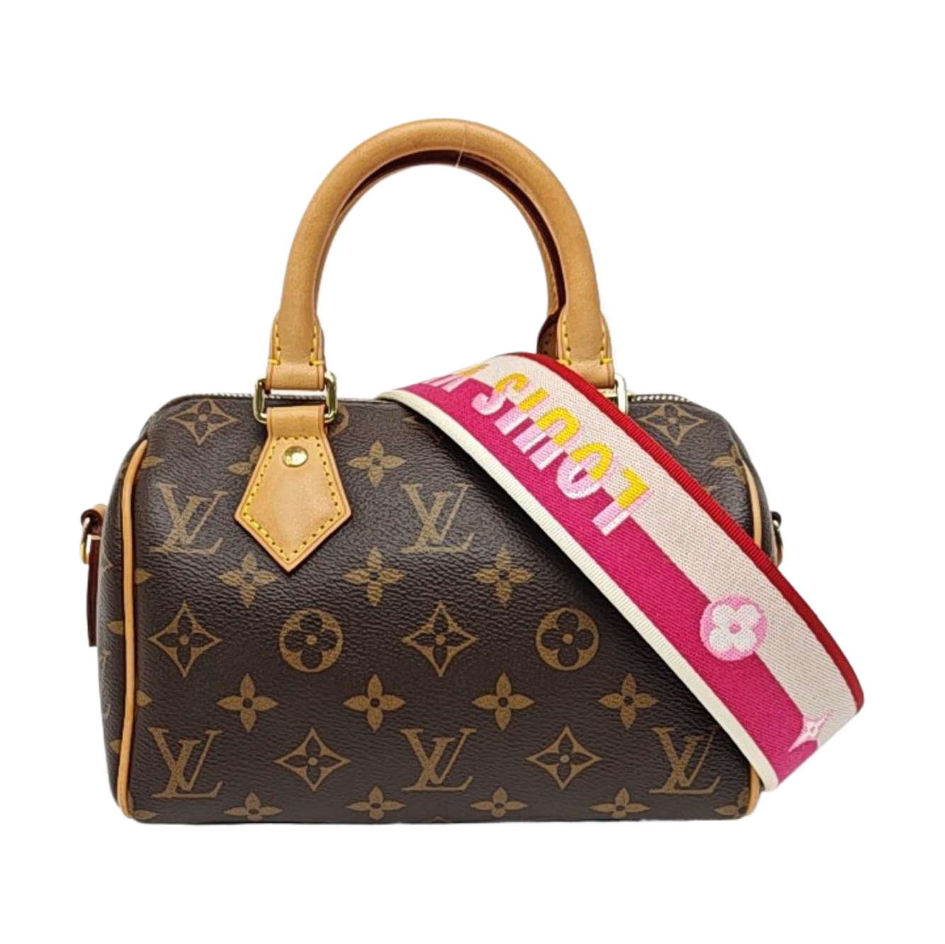 SPEEDY 20 Monogram Coated Canvas Brown
