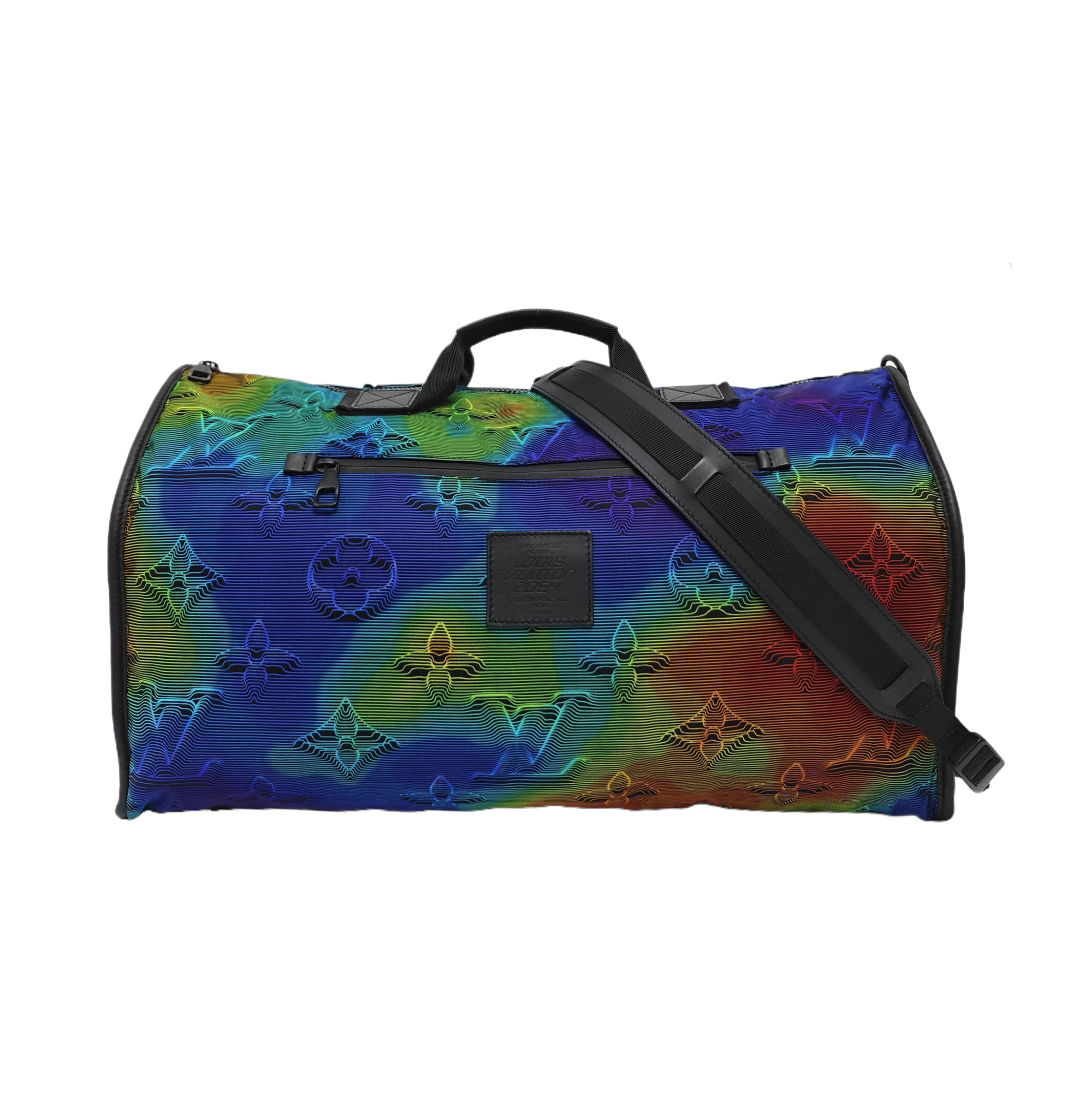 KEEPALL 50 Monogram Fabric Multicolor