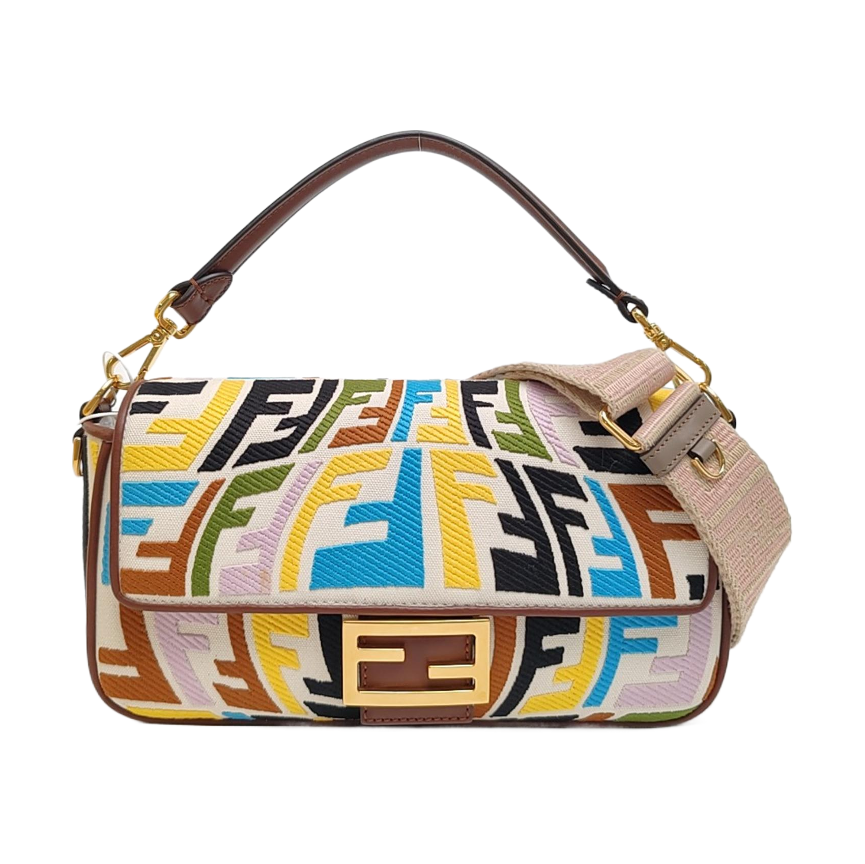 Authenticated pre-owned  Baguette Medium Canvas Multicolor - Shoulder Bag at Looply