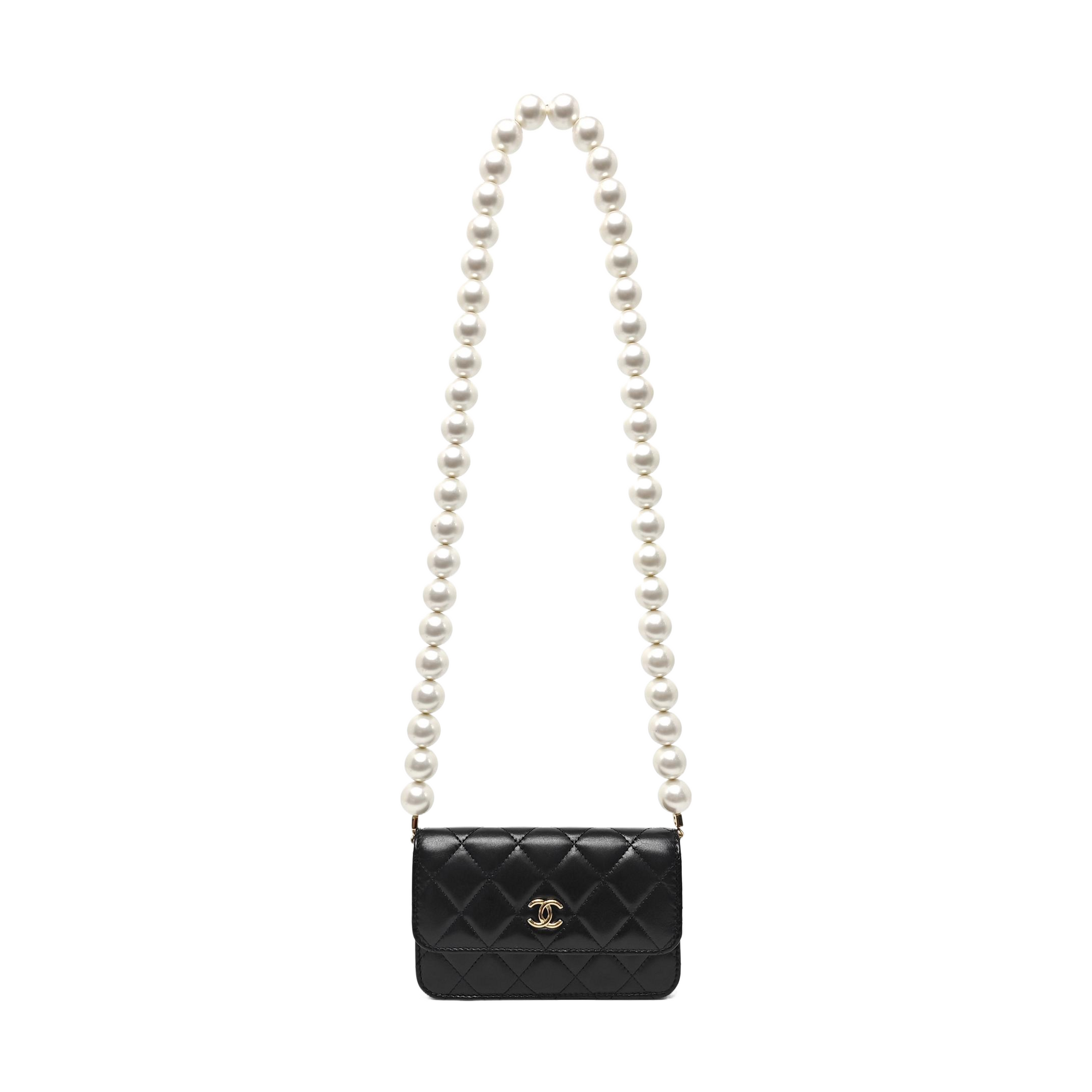 WOC Quilted Calfskin Black
