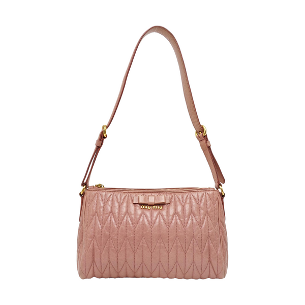 Calfskin Shoulder Bag Pink