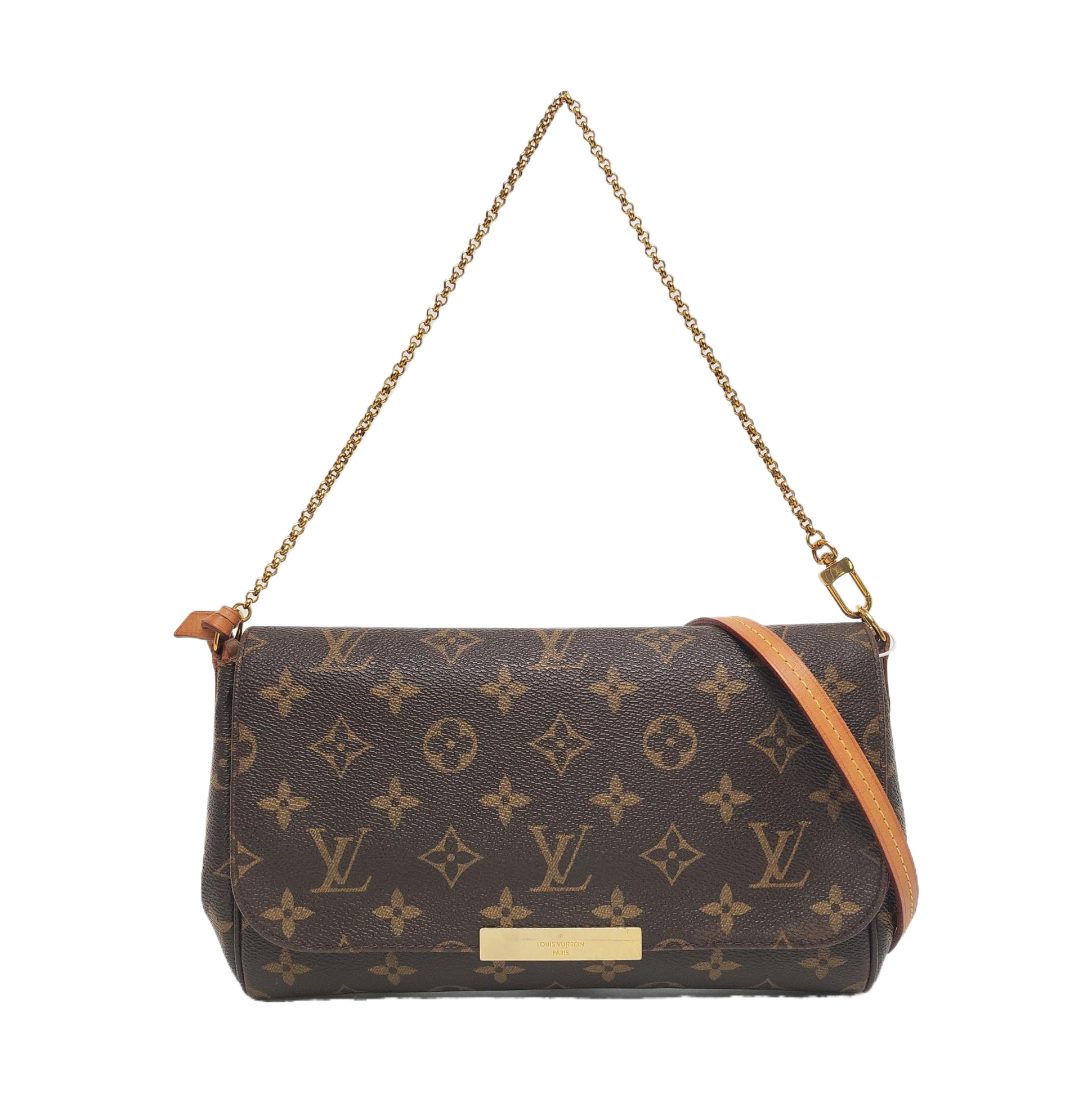 FAVORITE MM Monogram Coated Canvas Brown