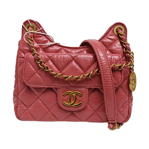 23C HOBO Quilted Calfskin Pink