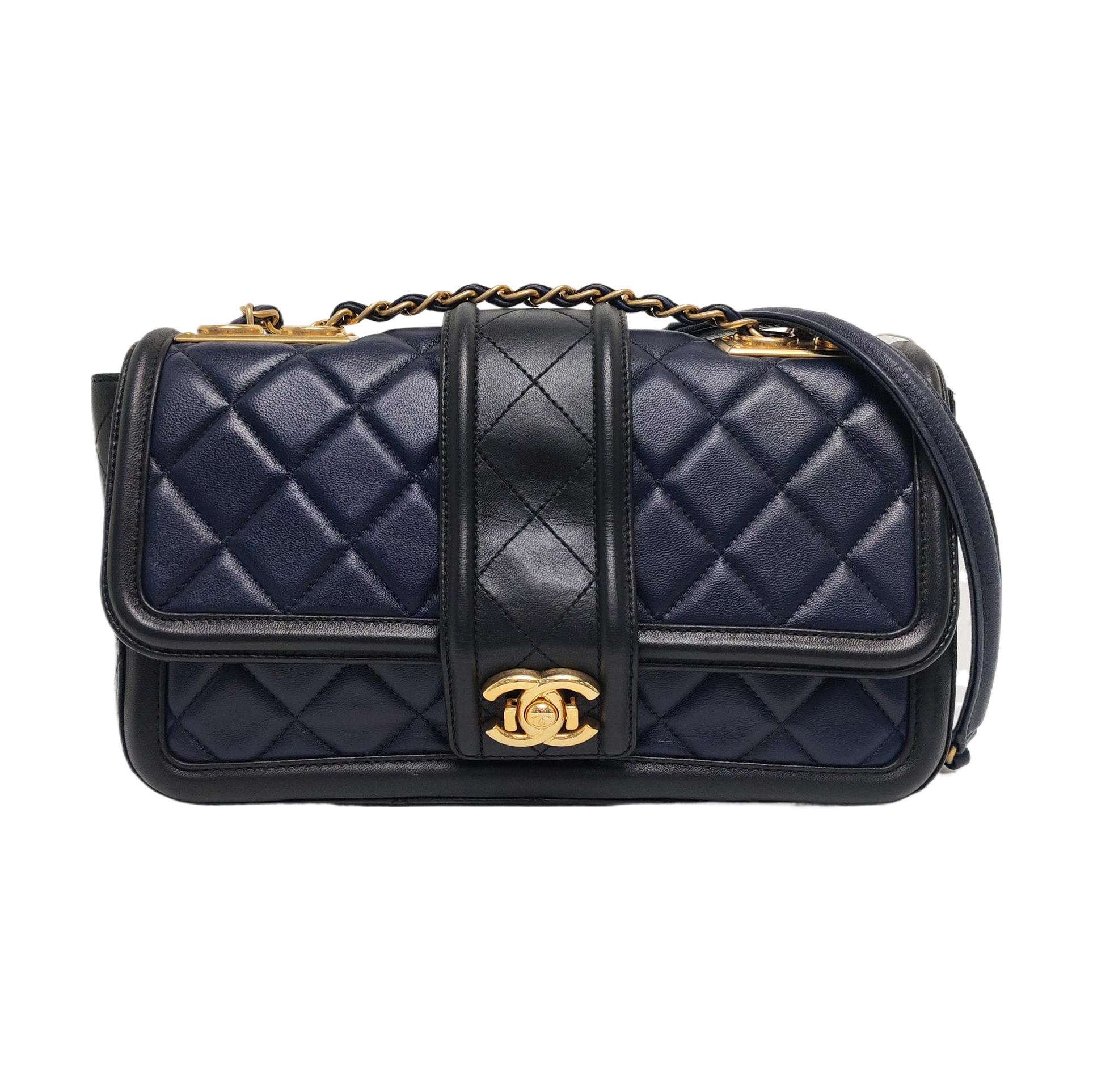Quilted Lambskin Blue