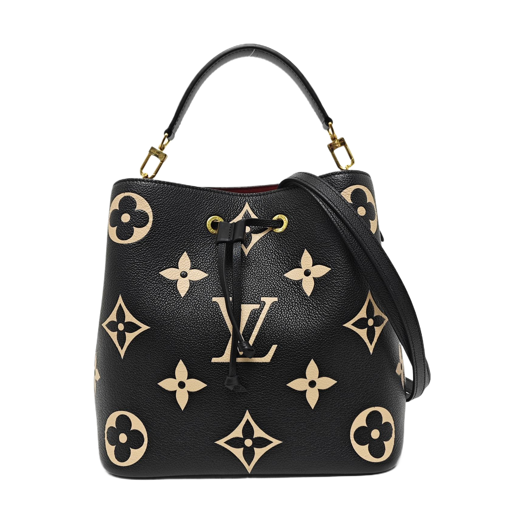 NÉONOÉ MM Calfskin Black
