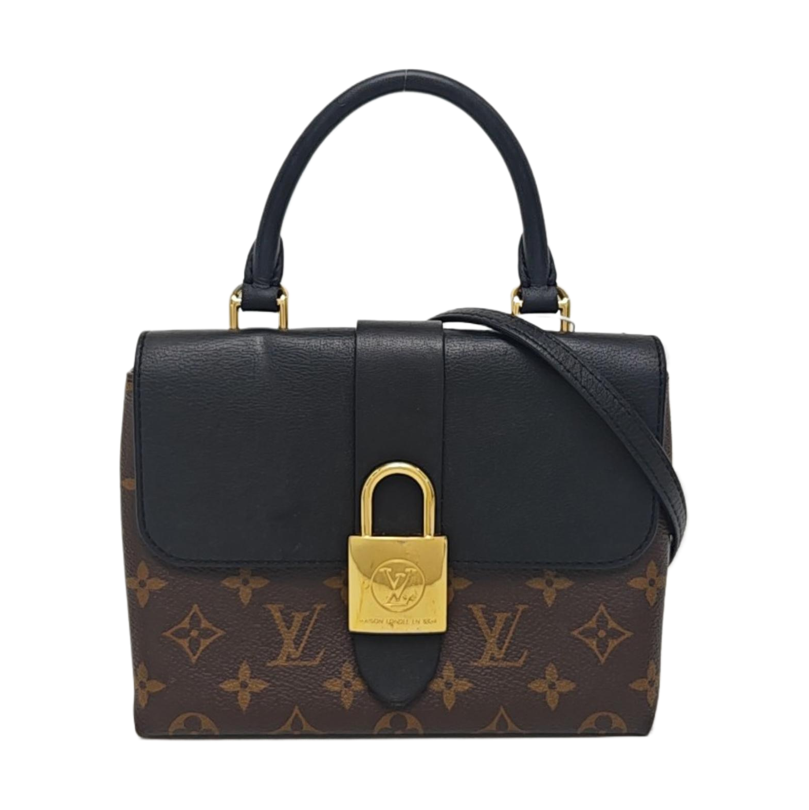 LOCKY BB Monogram Coated Canvas Brown