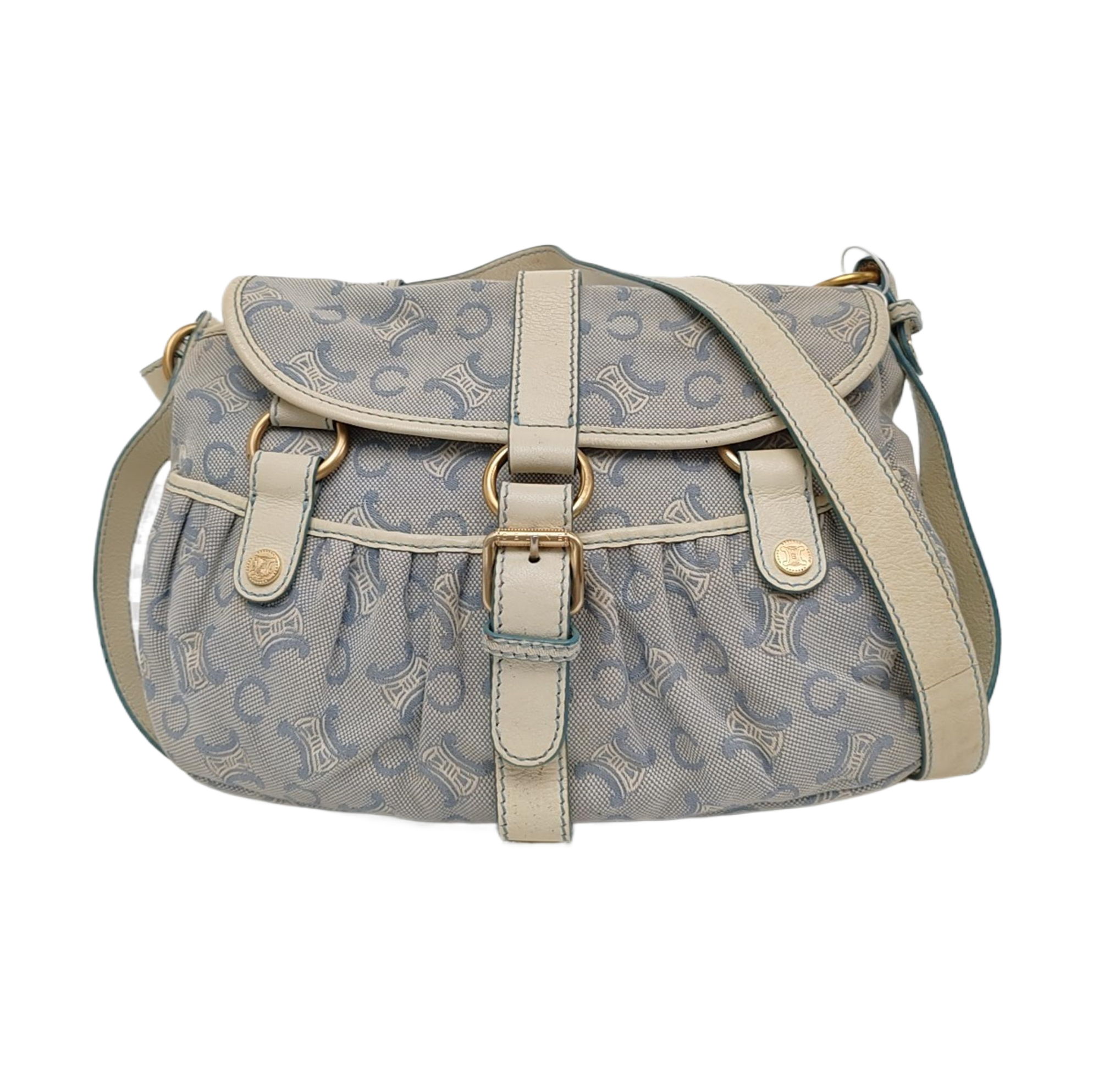 Canvas Shoulder Bag Blue