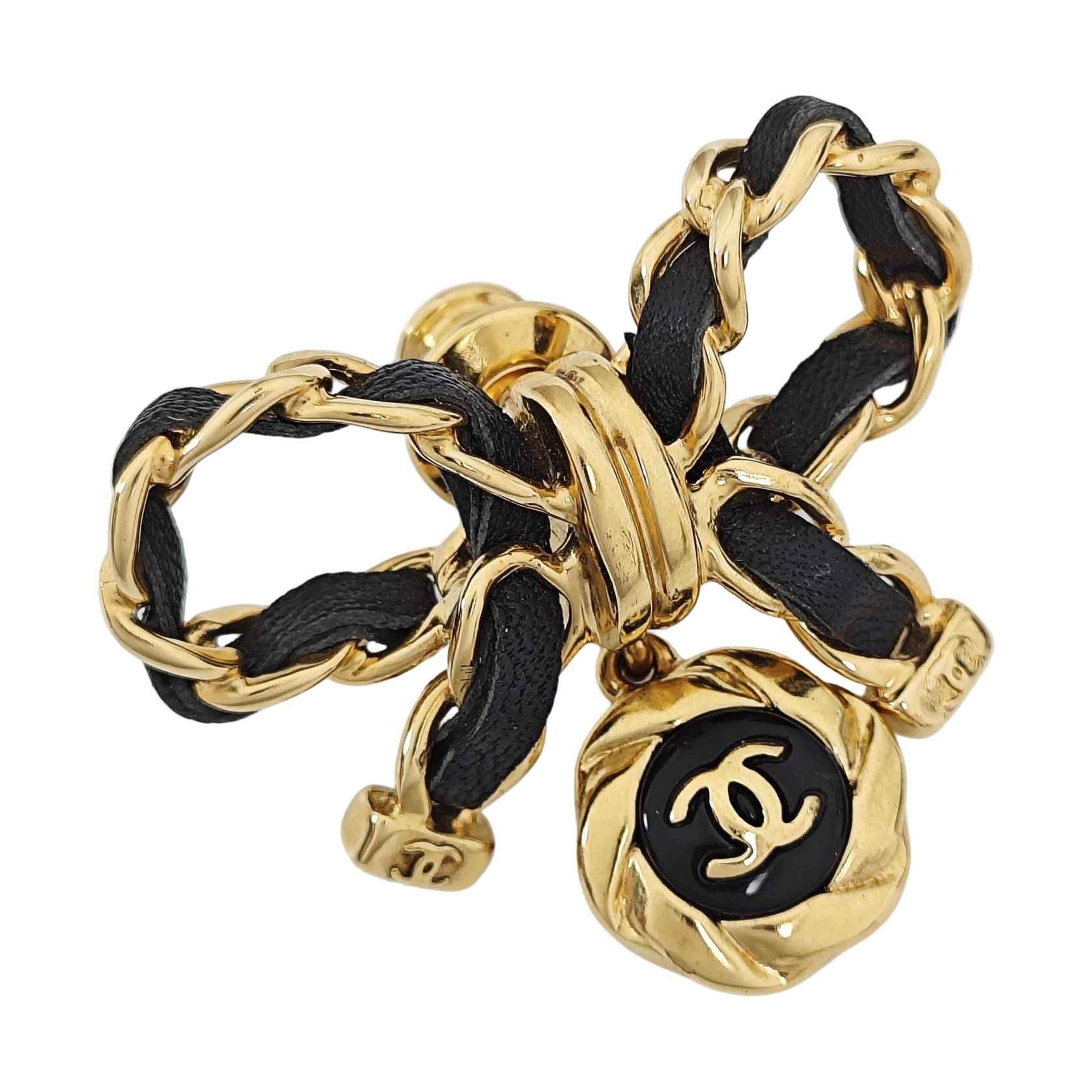 Metal Gold Brooch