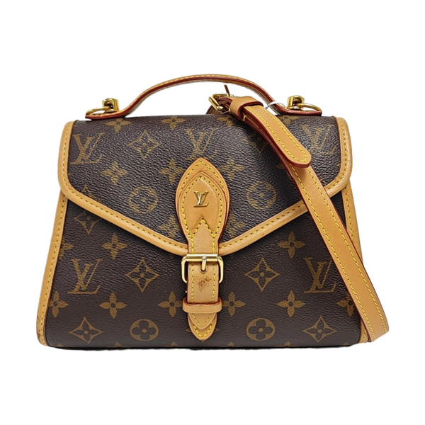 IVY Monogram Coated Canvas Brown