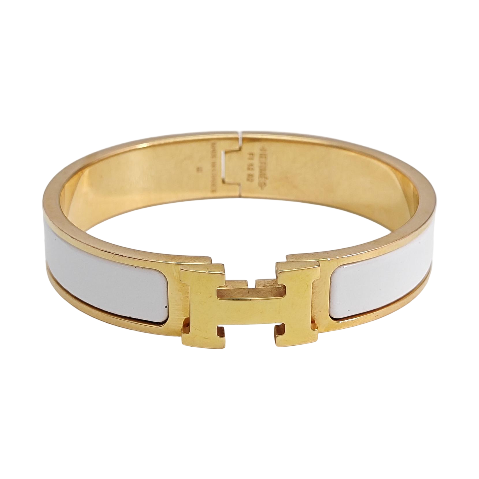 Clic H Metal Gold Bangle