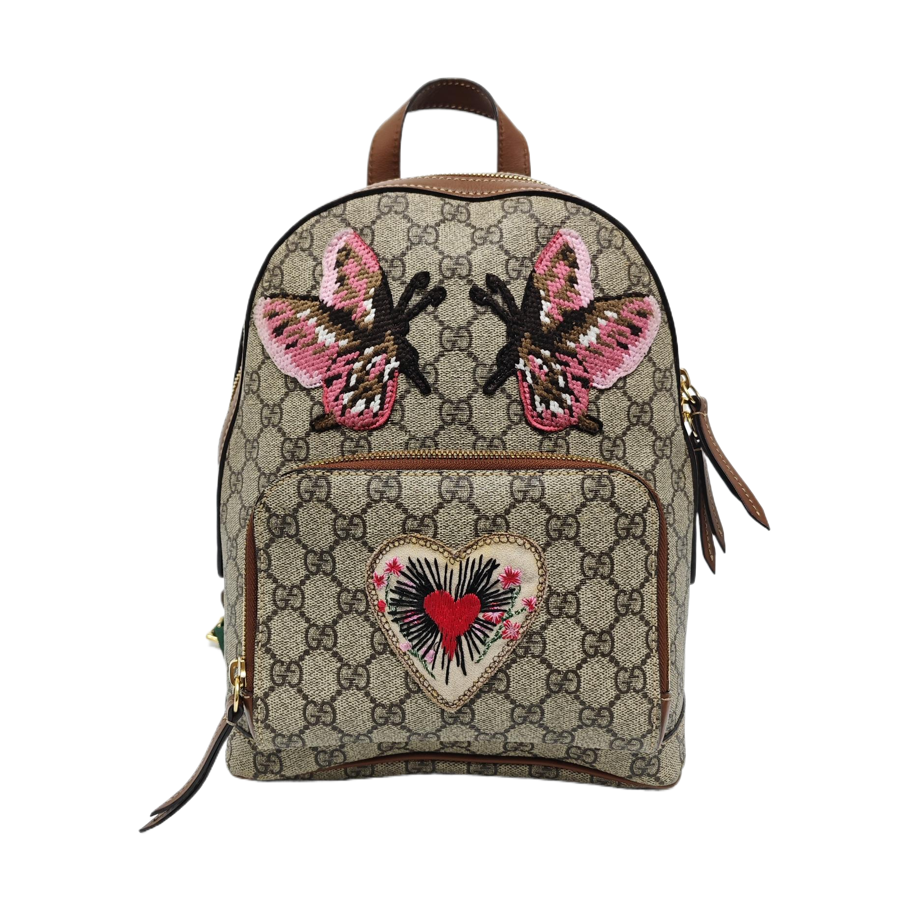 Monogram Coated Canvas Backpack Black