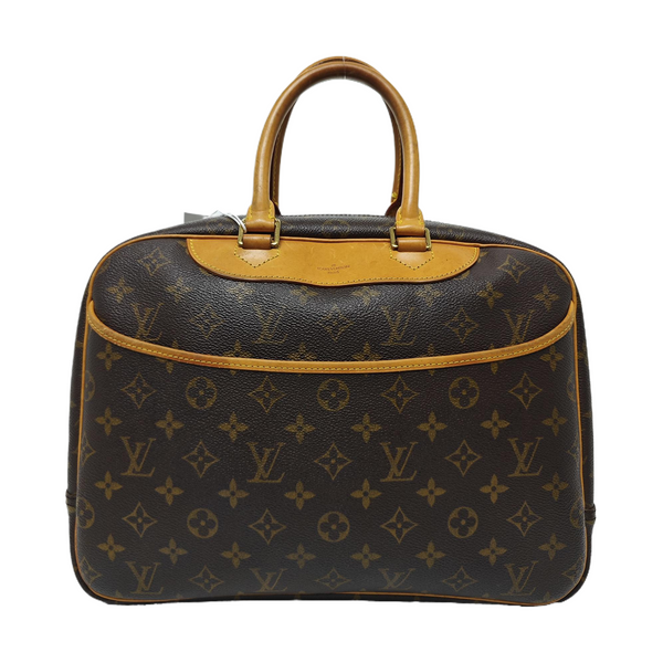 DEAUVILLE Monogram Coated Canvas Brown