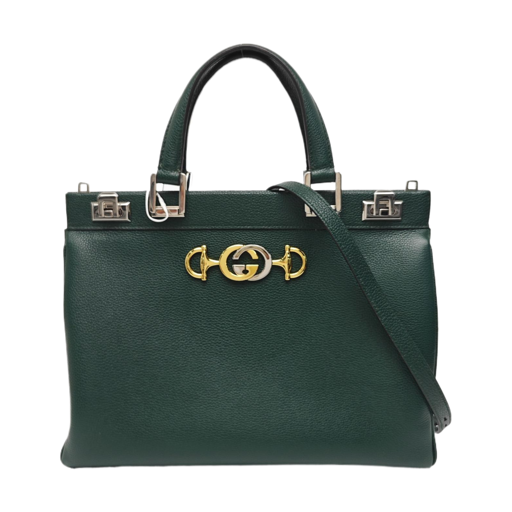 Zumi Medium Calfskin Green