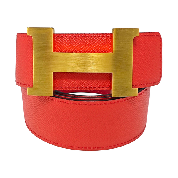 Leather Belt Red