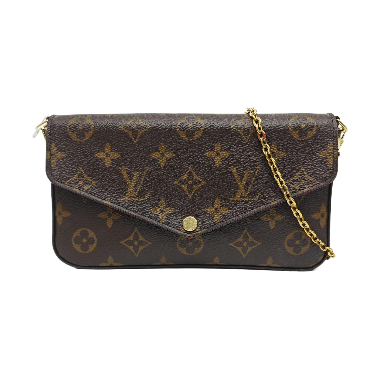 FÉLICIE Monogram Coated Canvas Brown