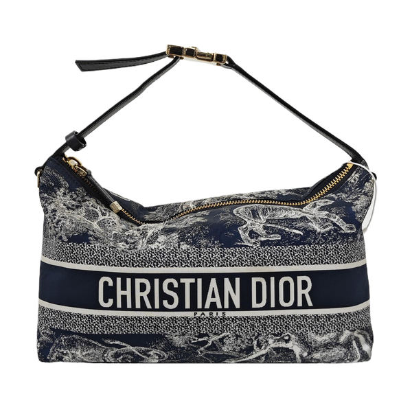 Diortravel Nomad Medium Fabric Blue