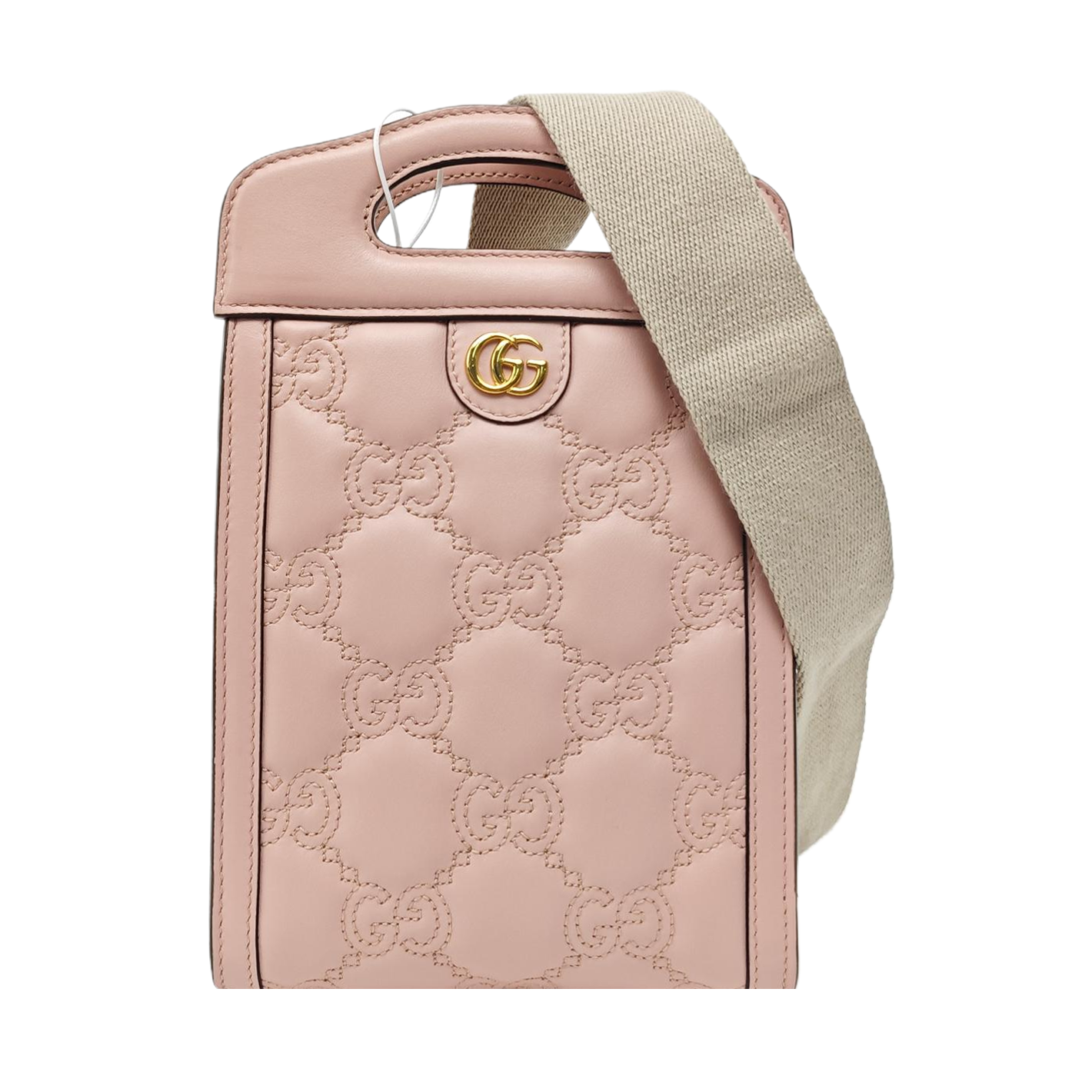 Quilted Calfskin Shoulder Bag Pink