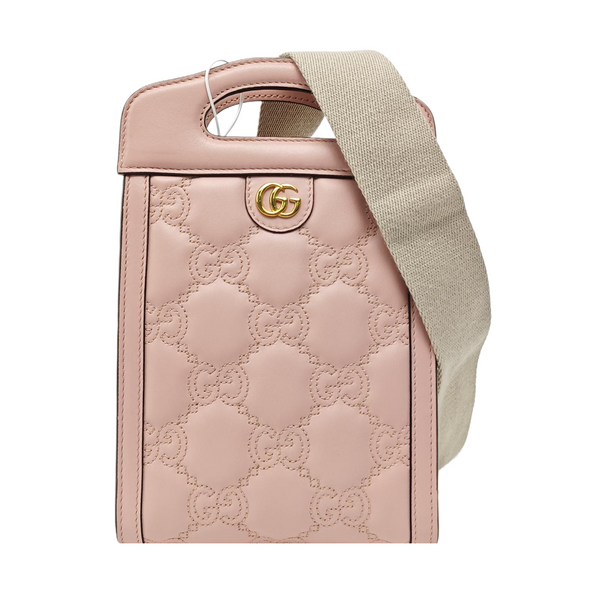 Quilted Calfskin Shoulder Bag Pink