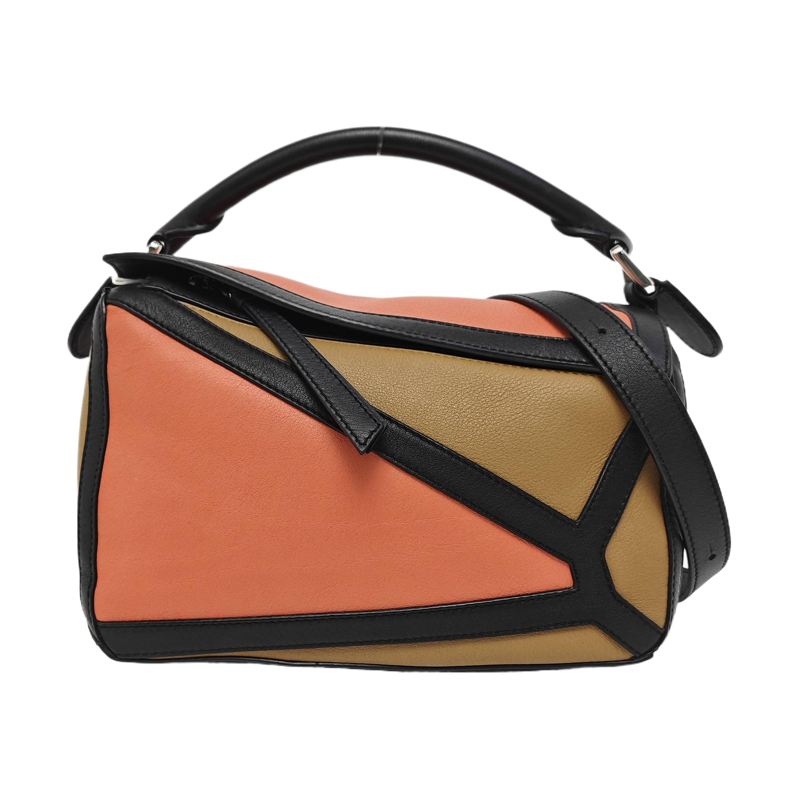 Puzzle Small Calfskin Multicolor