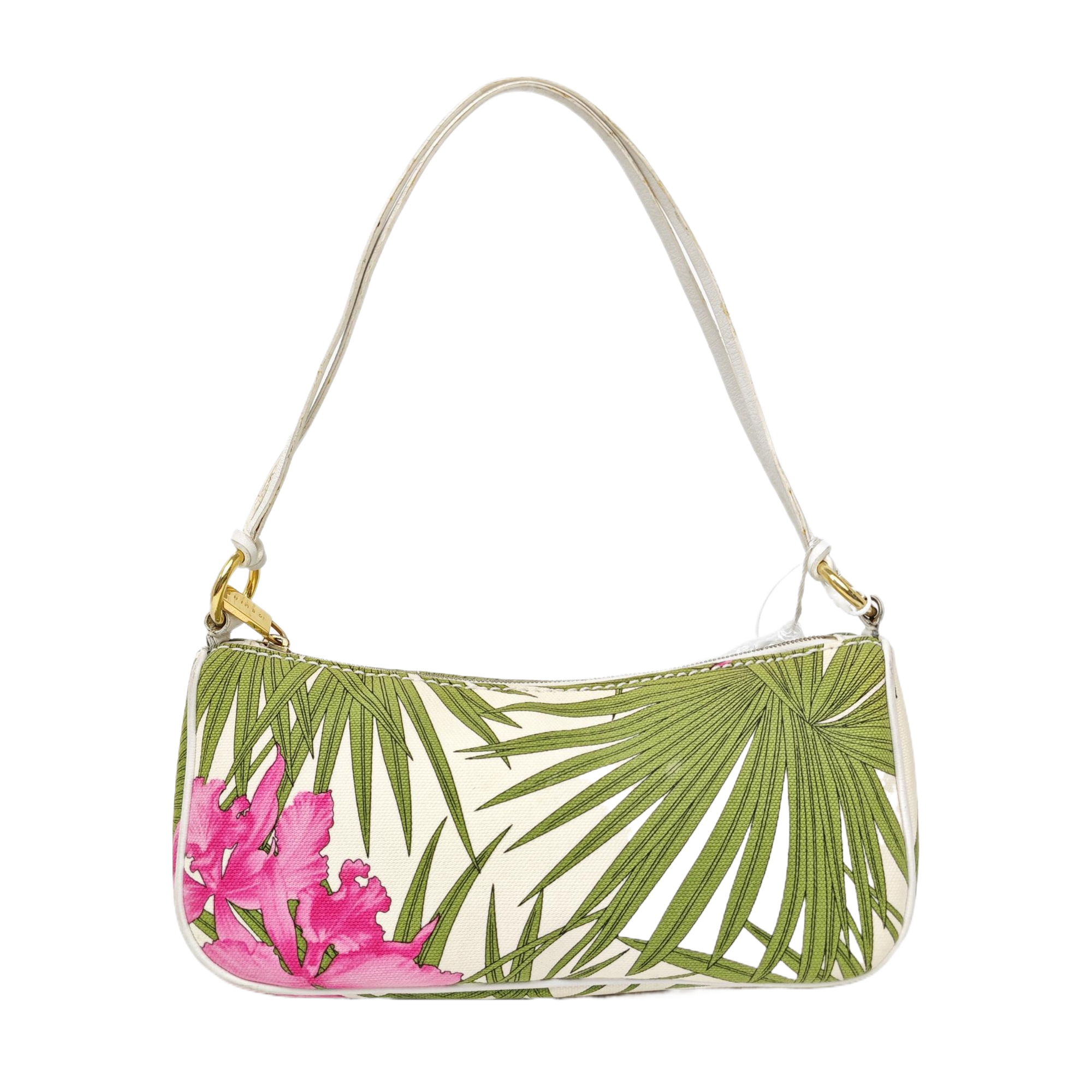 Fabric Top Handle Bag Multicolor