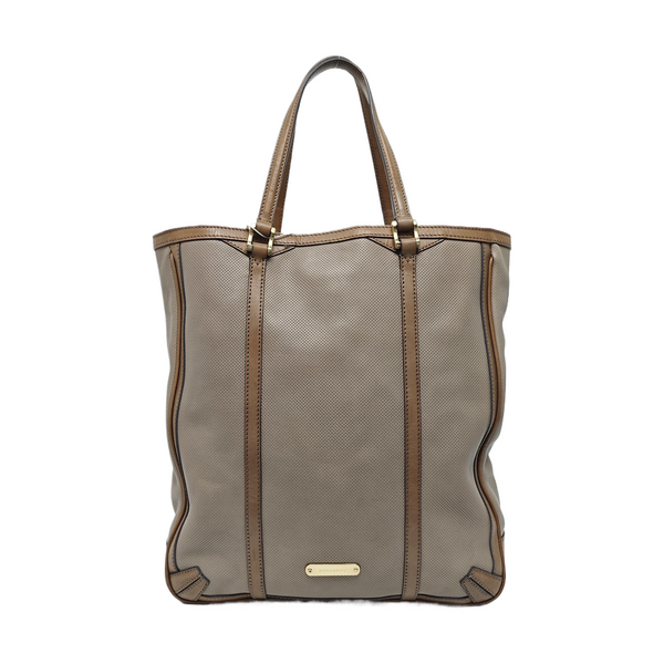 Calfskin Top Handle Bag Gray