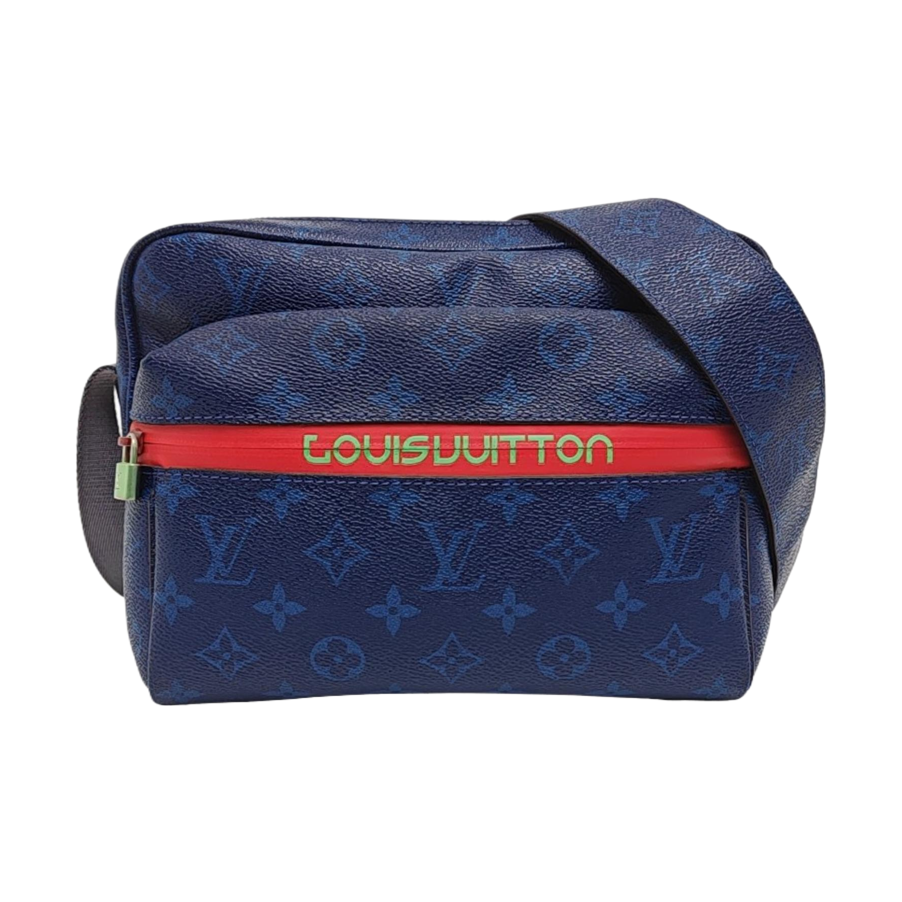 OUTDOOR Monogram Coated Canvas Blue