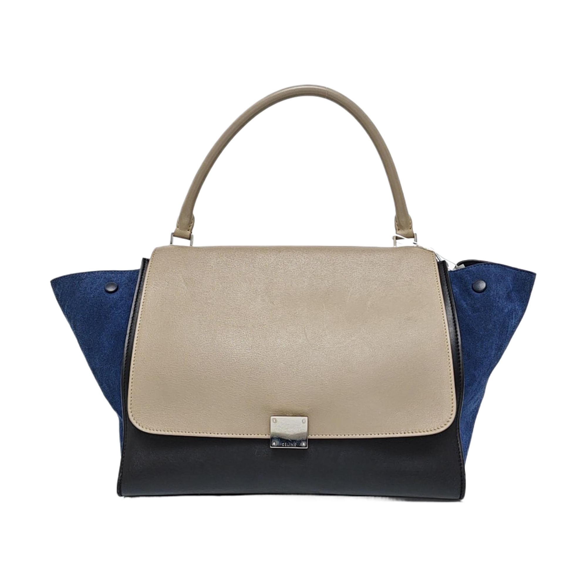 TRAPEZE Medium Calfskin Black