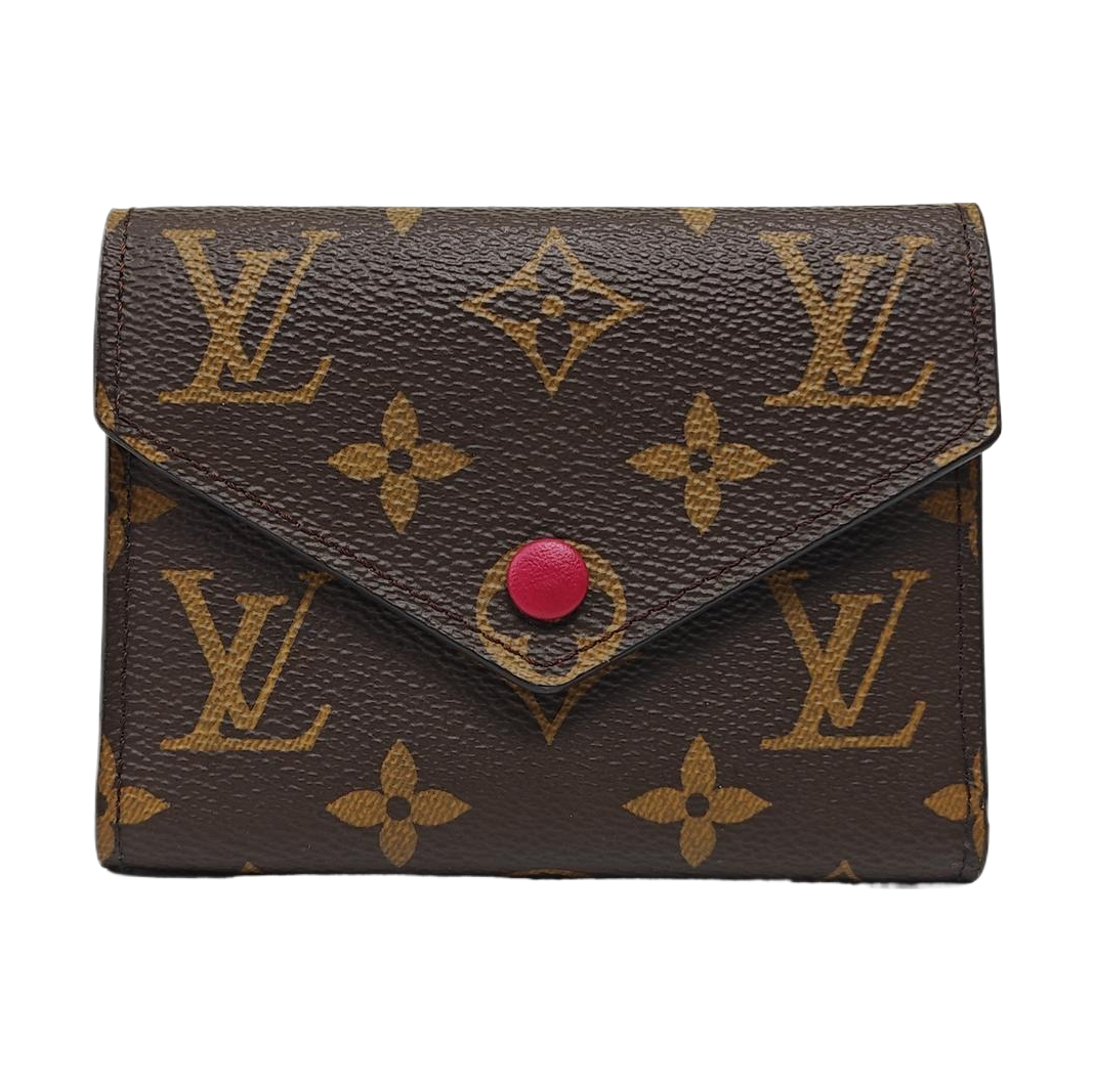 VICTORINE Monogram Coated Canvas Brown Wallet