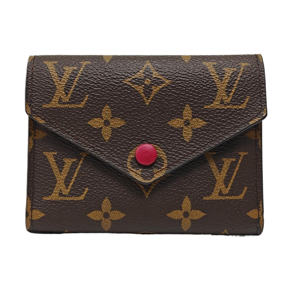 VICTORINE Monogram Coated Canvas Brown Wallet