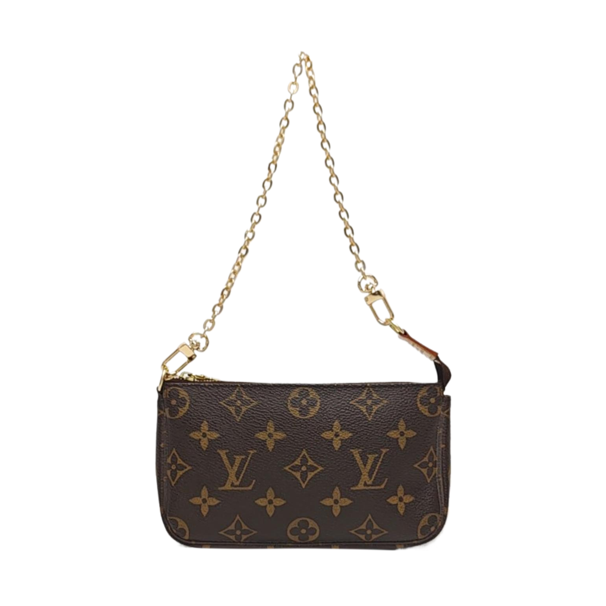 ACCESSOIRES MM Monogram Coated Canvas Brown