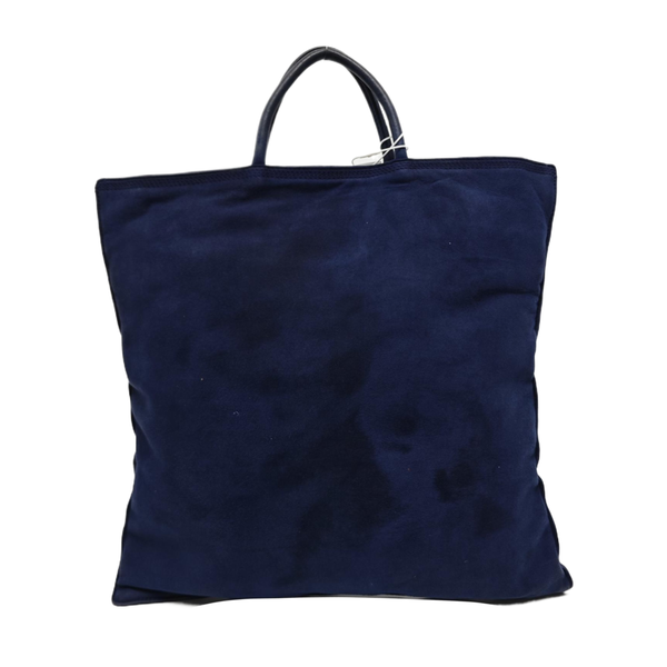 Suede Tote Bag Blue
