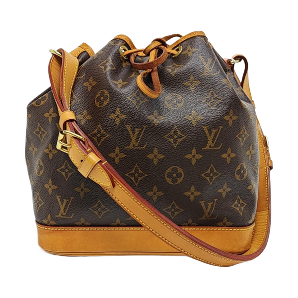 NOÉ MM Monogram Coated Canvas Brown