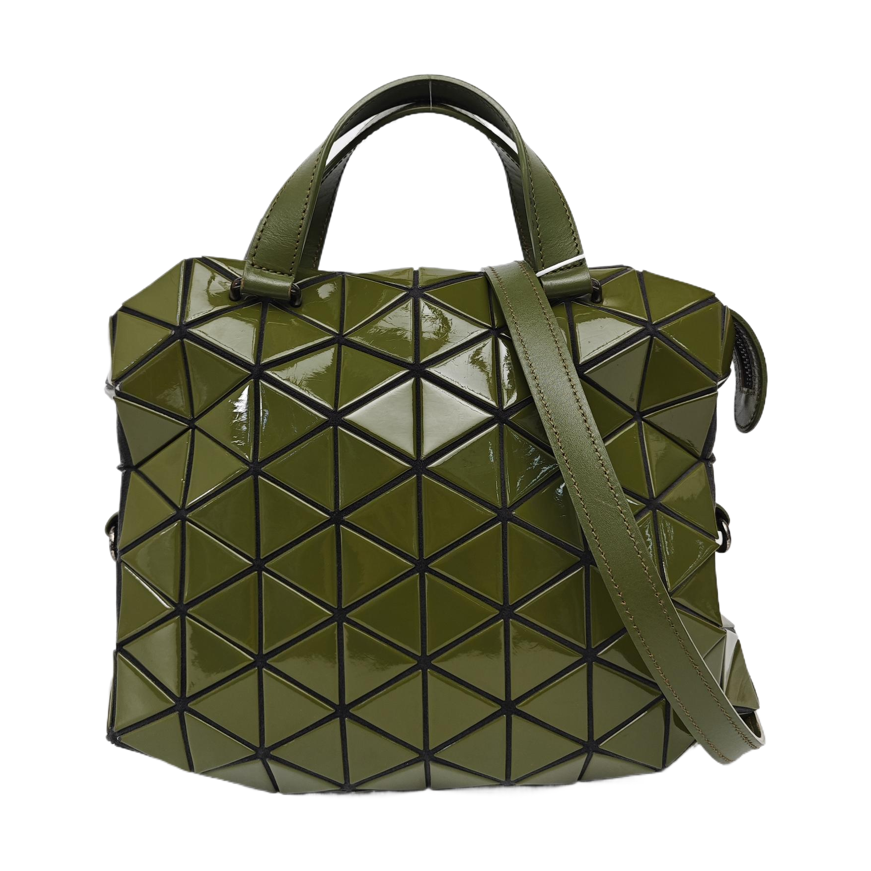 Special Material Shoulder Bag Green