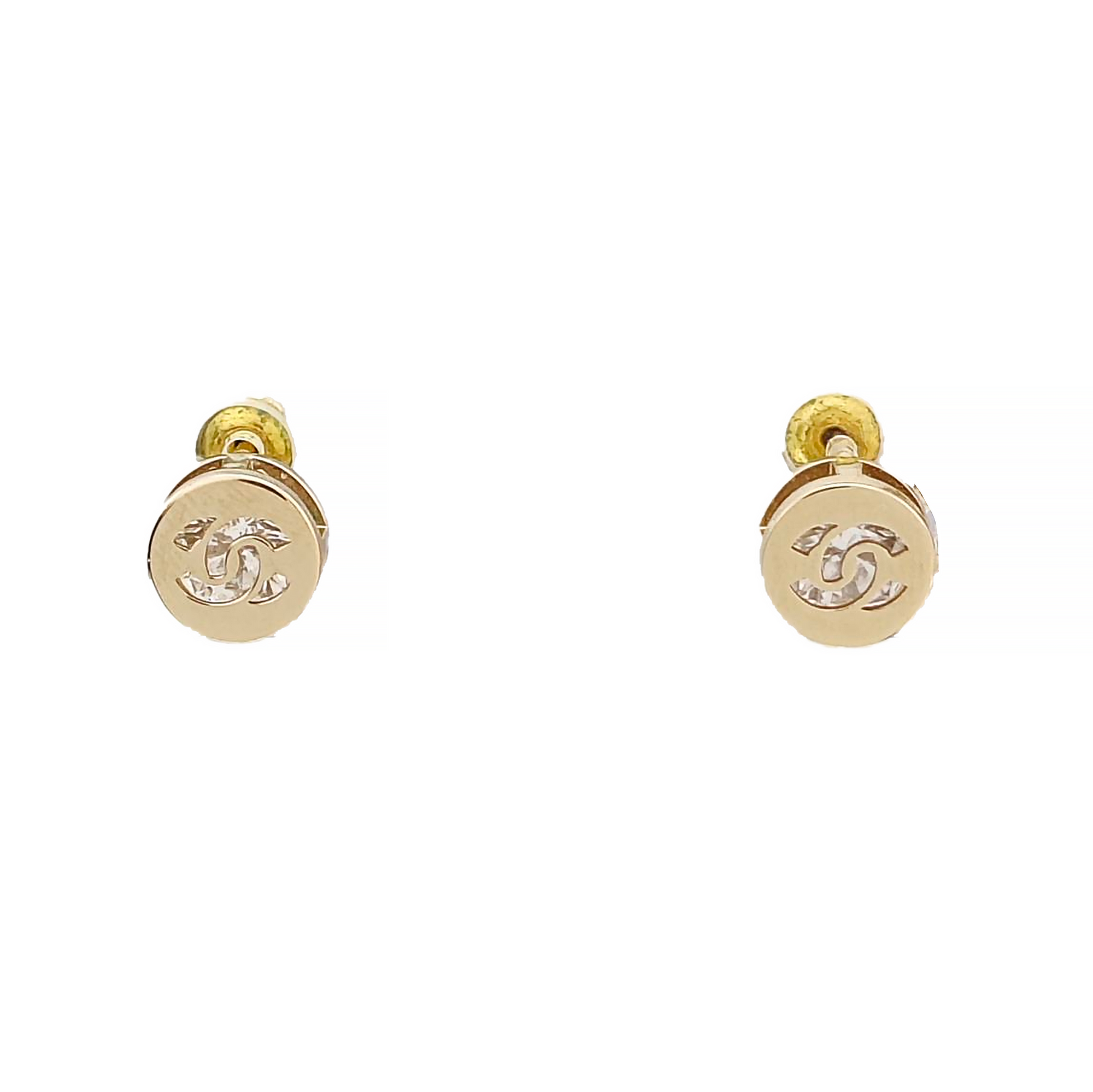 Metal Gold Stud Earrings