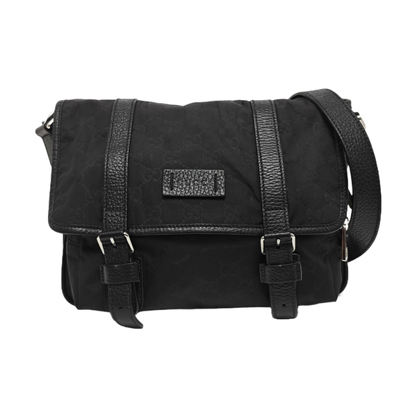 Messenger Monogram Nylon Black
