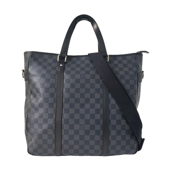 TADAO MM Damier Graphite Coated Canvas Gray